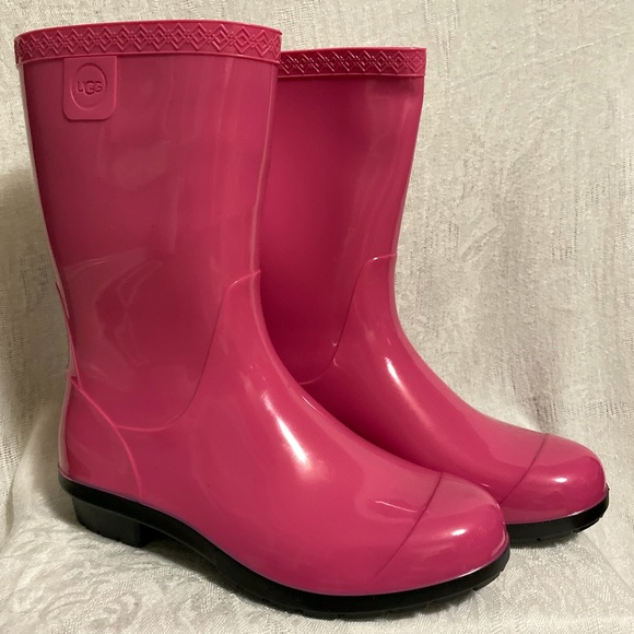 UGG Other - Cute Pink UGG Australia rain boots size 4 in kids